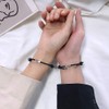 YooAi Couple Magnetic Bracelets Set Mutual Attraction Braided Rope Bracelet
