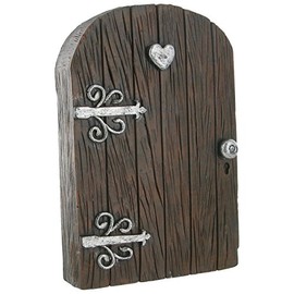 Fiesta Studios Fairy Heart Door Castle Kingdom H13cm - Magical Mystical Fairy Elf Pixie Garden Accessory