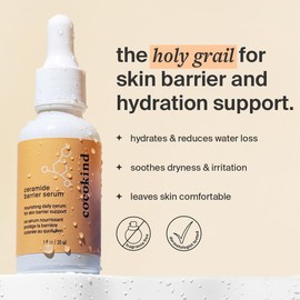 Cocokind Ceramide Barrier Serum Moisturizing to reduce dryness All skin types, including sensitive skin Fragrance-free Cruelty-free 1 floz 1 Ounce / 코코킨드 세라마이드 배리어 세럼 건조함을 줄여주는 보습 민감성 피부를 포함한 모든 피부 타입 무향 잔인함 1 floz 1 Ounce