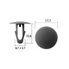 Boston (VOSTON) Auto Accessory Cane Clip Brown 1 Bag 10