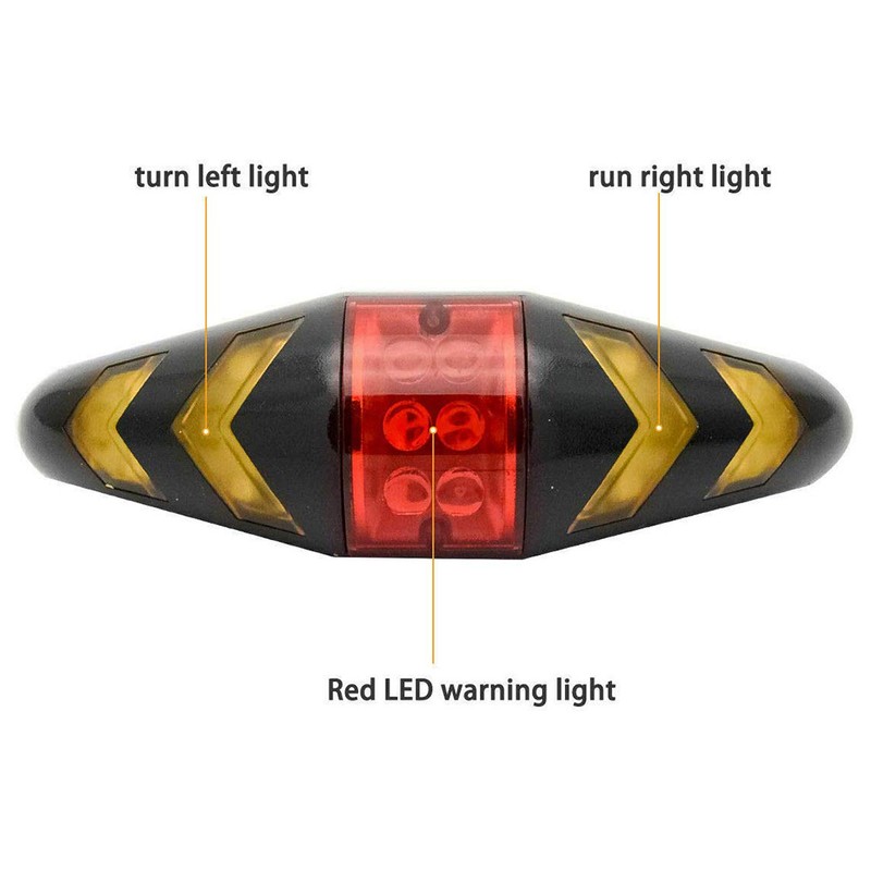 Wireless Remote Control Bike Rear Light Intelligent Bike Turn Signals