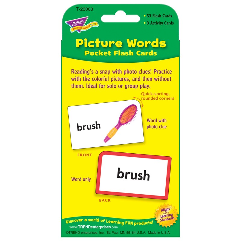 Daler Rowney Trend 56-Piece 8 x 13 cm Picture Words