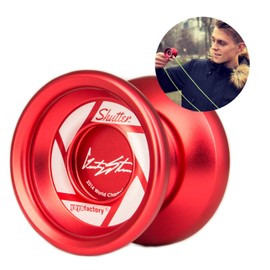 YOYO FACTORY SHUTTER Aluminium Yo-Yo - Red, World Yoyo Champion Pro Model