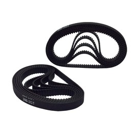 BEMONOC 2GT/GT2 Timing Belt 200-2GT-6 100 Teeth Rubber Drive Belt 200mm Length 6mm Width in Closed Loop for 3D Printer 10pcs/Pack