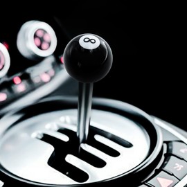HISports Car Gear Knob Black 8 Billiard Ball Gear Knobs Round Ball Gear Knob Universal 8 Ball Gear Knob Manual Gear Knob Lever Handle Shifter Gear Shift Knob for Manual Cars