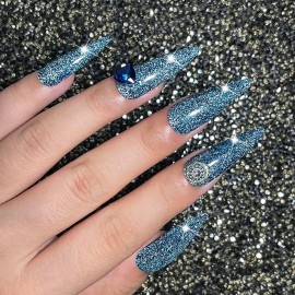 Esmalte Uñas Gel Diamante Reflectante Brillante Purpurina