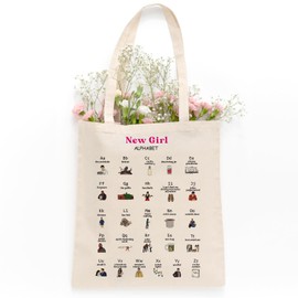 RBAFAO New G TV Show Inspired Gift, Girl Fans Gift Tote Bag, New G Tote Bag, New Girl Merchandise, Funny Shoulder bag Gifts for Sister Friends