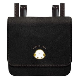 Camio Japan 228784 Children's Clip Pocket, Anywhere, Faux Leather, Shimaenaga