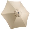 CHRISTOW Replacement Parasol Canopy 2m Hexagonal 6 Arms UV 30+