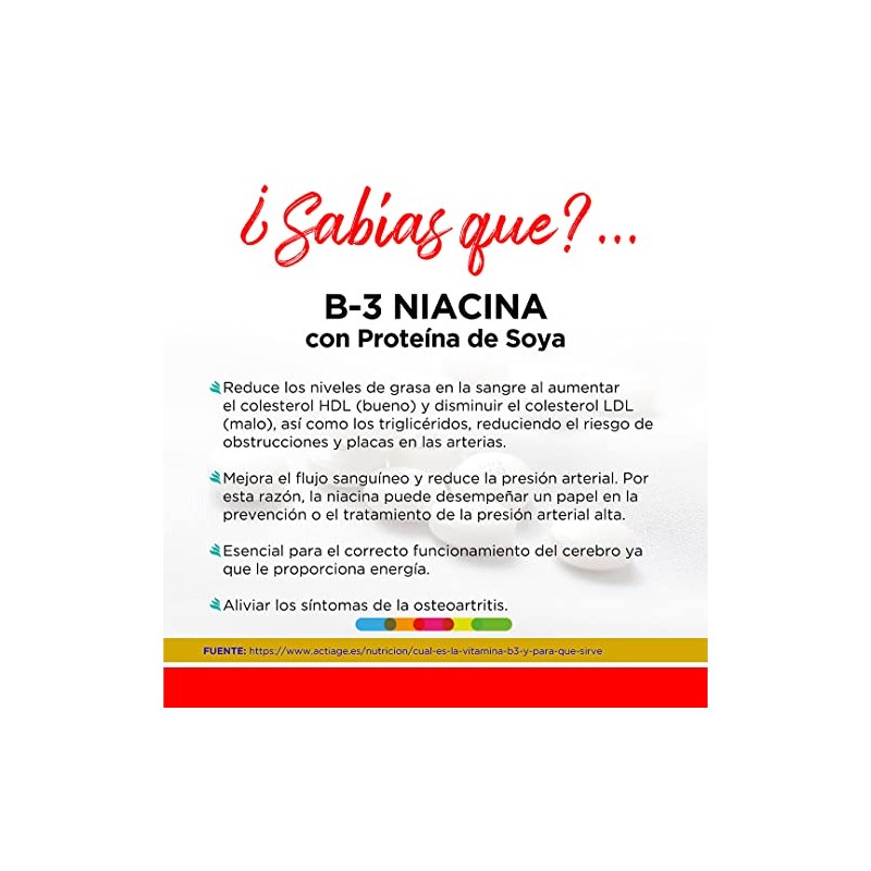 B-3 NIACINA 45 CAPSULAS TECNONATURA