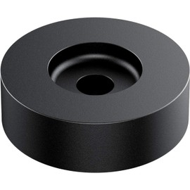 DIGITNOW 45 RPM Adapter, for 7 Inch Vinyl Record Players and Technics Turntables, Solid Aluminum Dome 45 Adapter (Black)