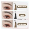 AOKUN 3pzs Delineado De Cejas 3d Lápiz DeCejas Con 4