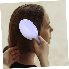 Minkissy 2pcs Hair Massage Combs for Detangling Comfortable Air-cushion Design Pink Purple Colors for All Hair Types at Home Travel