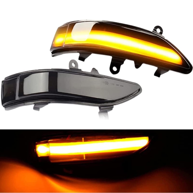 Hacreyatu Dynamic LED Side Mirror Sequential Turn Signal Light Indicator