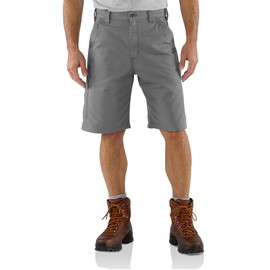 Carhartt Men's Loose Fit Canvas Utility Work Short, Steel, 32 Regular