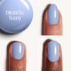 essie nail polish, bikini so teeny, blue shimmer nail polish,