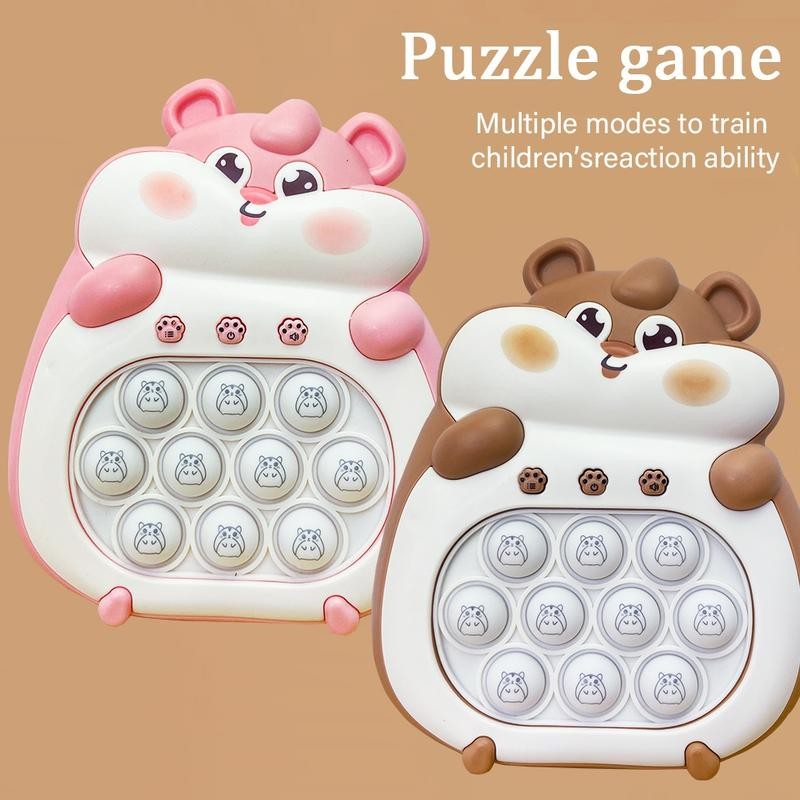 Cute groundhog Quick Push Console with Instant Sound Feedback Pop