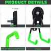 Landhoow 10 Pcs Large Magnetic Hooks Heavy Duty Garage Magnet