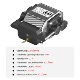 LONGER Air Support Pump for Laser Cutters - Efficient Smoke and Dirt Removal | Compatible with Ray5 20W & Other Models | Air Assist Kit