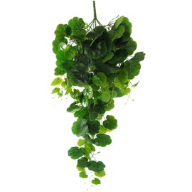 Houssity Artificial Hanging Plants Fake Ivy Vine Leaves for Wall Door Room Kitchen Patio Outdoor Indoor Decor (Plastic Grape Leaf, 4)