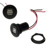 KFZ Auto Doppel USB 5V 2 x 2,5A Recessed socket