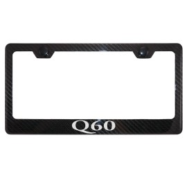 MVP Carbon Fiber License Plate Frame For Q60