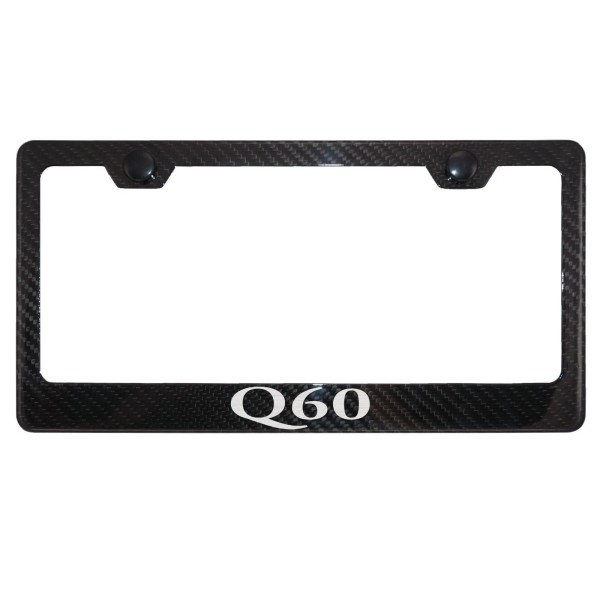 MVP Carbon Fiber License Plate Frame For Q60