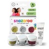 Snazaroo 1172243 Organic Glitter Fine Set, 3 Colours: Gold, Silver,