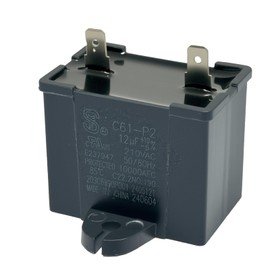 C61-P2 12uF 210VAC Refrigerator Run Capacitor Replaces WR55X24064, WPW10662129