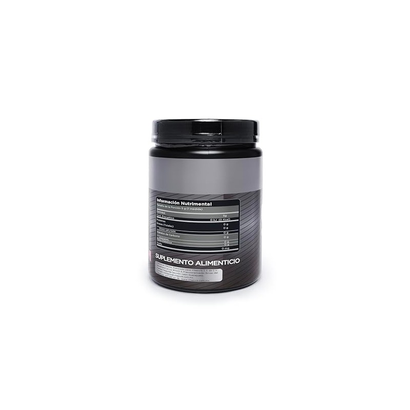 Creatina Monohidratada en Polvo 500 g 100 Porciones Sin Sabor