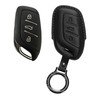 kwmobile Leather Key Cover Compatible with MG 3-Button ZS MG4