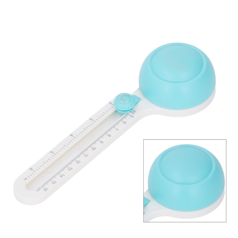 Circular Paper Cutter 360 Degree Rotation Clear Scale Slide Adjustment
