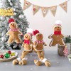 BALONAR 15Inch Large Size Christmas Plush Gingerbread Man Boy Girl