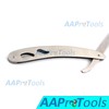 AAPROTOOLS PROFESSIONAL STRAIGHT EDGE RAZOR, DURABLE STAINLESS STEEL BLADE FOR