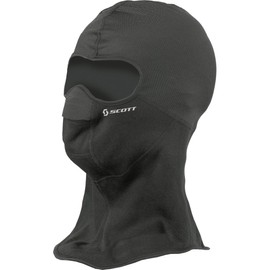 Scott Wind Warrior Hood Face Mask Motorcycle / Bicycle / Ski Face Mask Black Size: L, nero