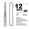 JOVANT 12 Inch Chainsaw with Replacement Chain Bar,12 Inch Replacement