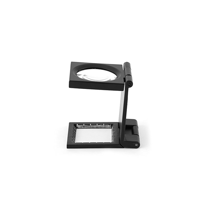 Folding Pocket Magnifier,Magnifying Glasses 0X Pocket Standing Foldable Magnifier Loupe