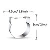 WDYJMALL Cat Shape Cookie Cutter - A