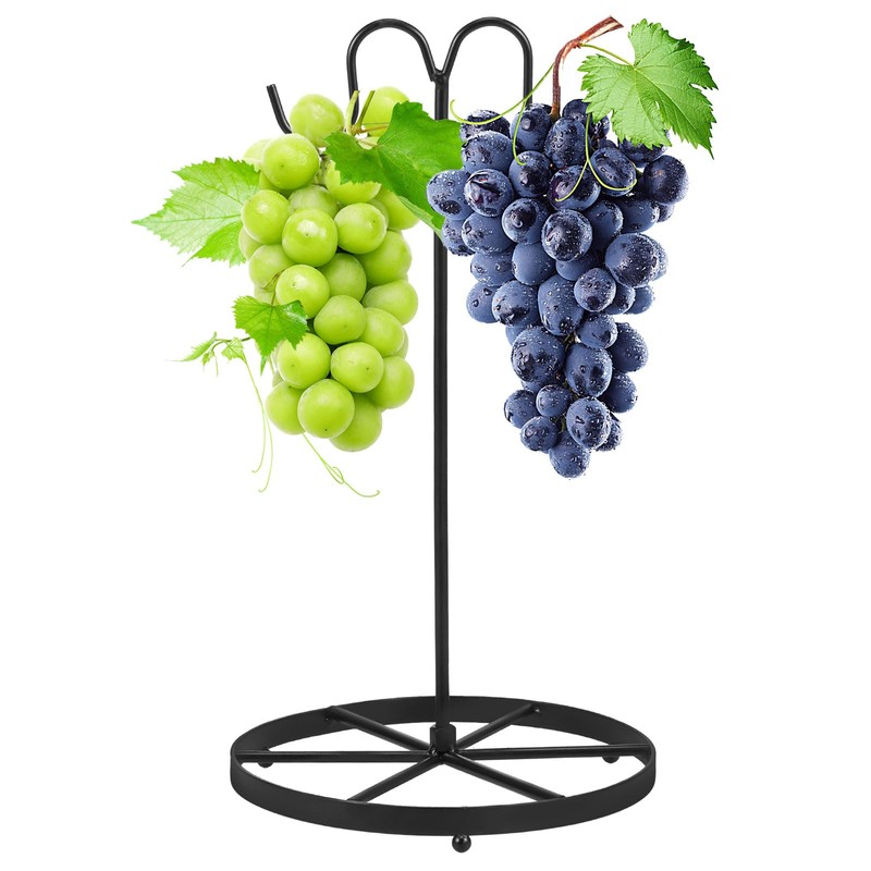 Banana Holder Stand,Stable Banana Holder with Hook &Wider Base,Rust-Proof Metal