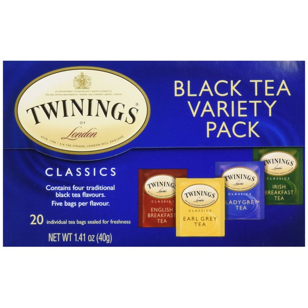 Twinings Tea Variety Pack, 20 ct