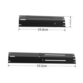 Naisfei Universal burner cover, set of 3, 29.8 cm to 53.3 cm burner cover, gas grill, heating plate, replacement parts, flame distributor