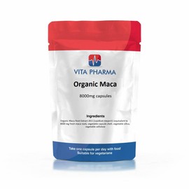 VITA PHARMA Organic Maca 8000mg 365 Capsules