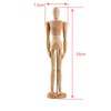 XUBX Wooden Link Doll, 33 cm Wooden Doll, Human Body