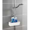 WENKO Shower Caddy, Polypropylene, White, 22.5 x 8 x 25.3