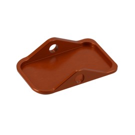 CNC Blindkappe Starterzugwiderlager Aluminium, Orange eloxiert - für Simson S51, S70, S53, S83, SR50, SR80