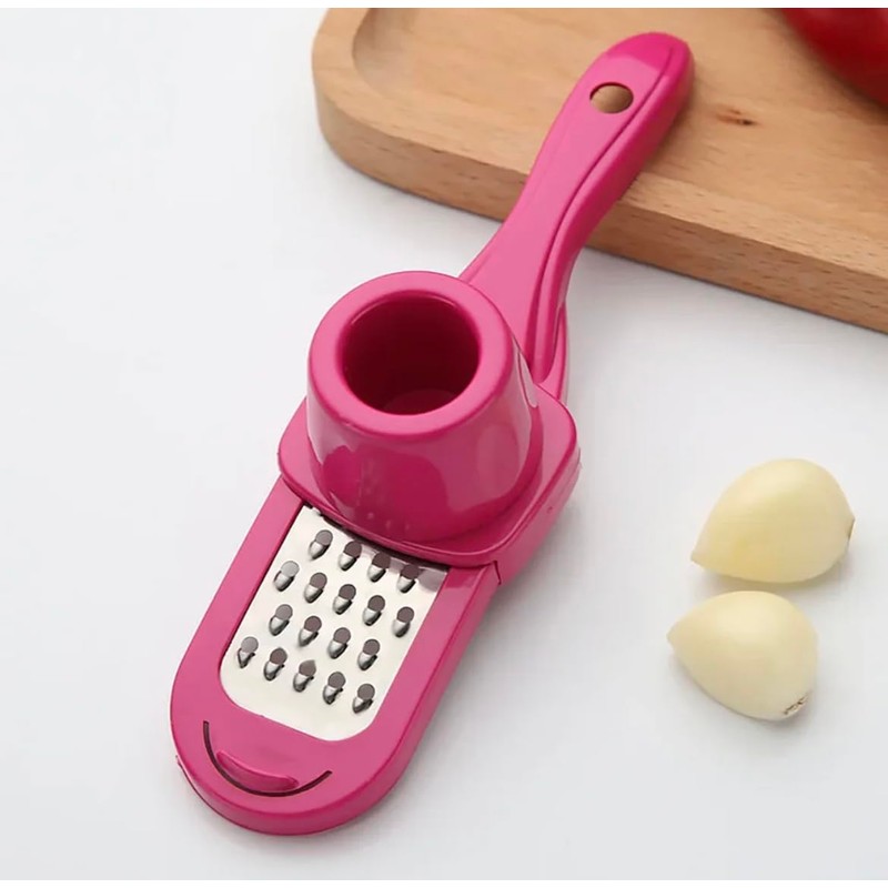 Garlic Slicer, Mince Garlic, Garlic Slicer (Pink)