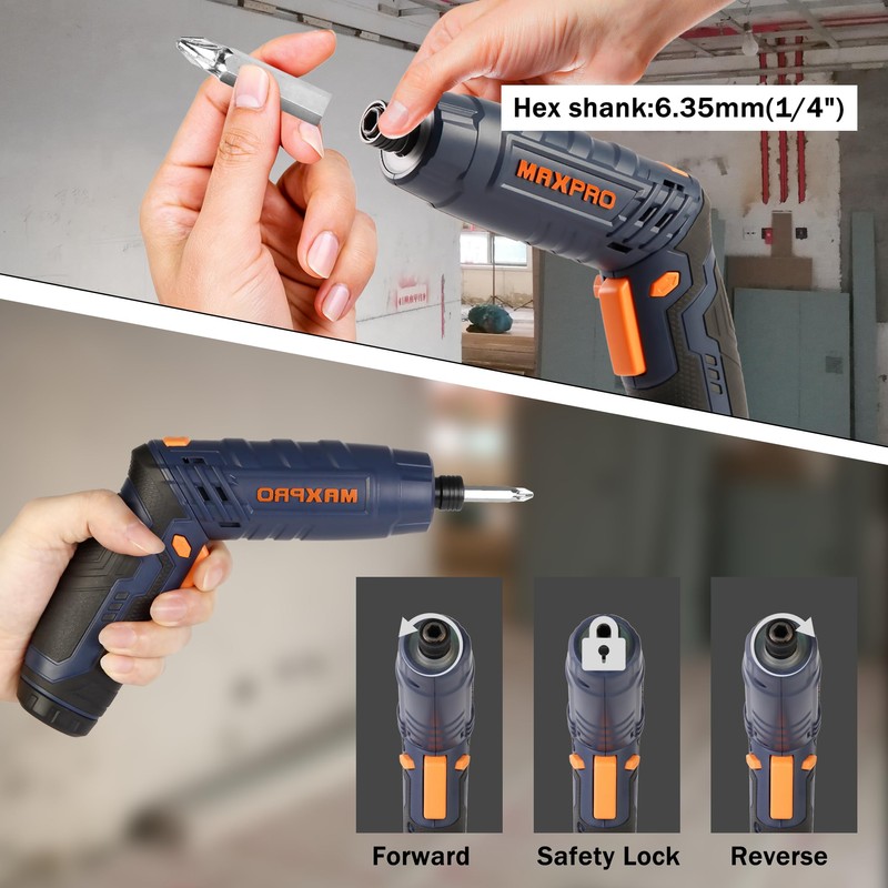 MAXPRO 3.6V Cordless Screw Driver