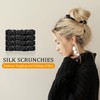 4 Pcs Silk Scrunchies | Silk Hair Ties | Satin