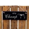 Schecke Pinto Name Plate Horse Slate Stable Board with Name