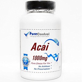 Acai 1000mg // 180 Capsules // Pure // by PureControl Supplements